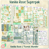 Monthly Planner Sticker Superpak - Vanilla Rose / Forest Wonder