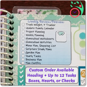Ombre Checklist Stickers