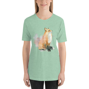 Winter Dream Fox Cotton Shirt