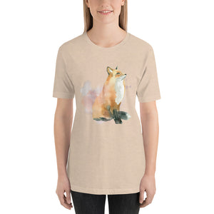 Winter Dream Fox Cotton Shirt